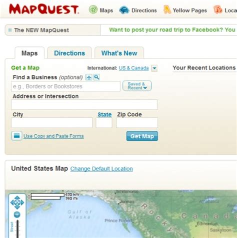 mapquest classic driving